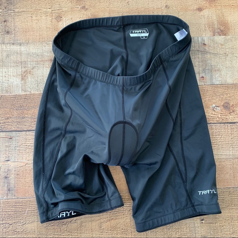 Trayl Padded Cycling Riding Biker Shorts Black XL